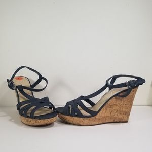 Jessica Simpson 7.5 blue heel light weight Brand New